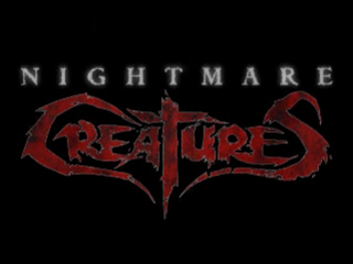 Nightmare Creatures title screen for Playstation